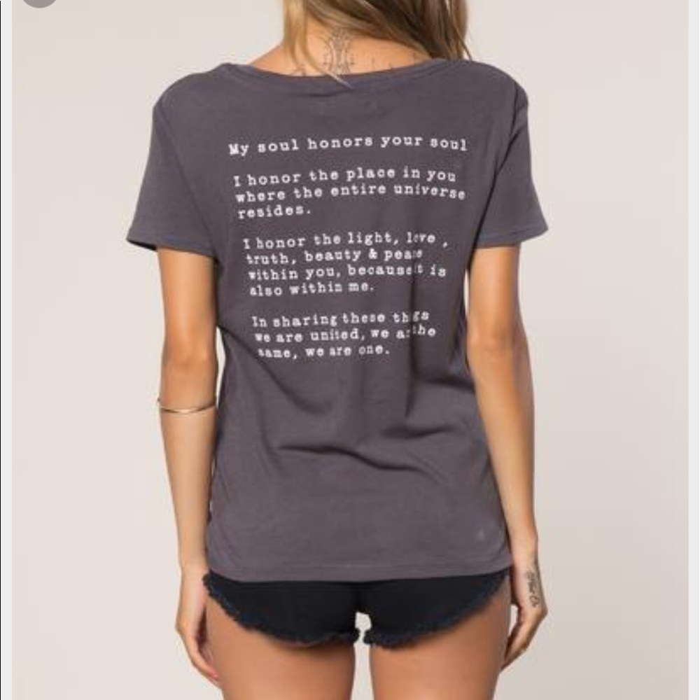 Spiritual Gangster OM Namaste Scoop Tee